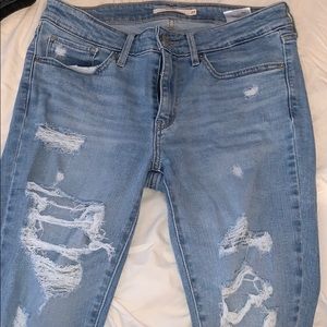 Originally cut Levi jeans into capris!